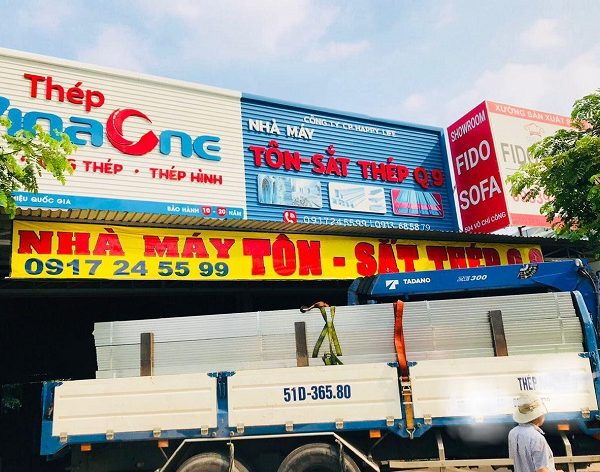 35+ Mẫu Bảng Hiệu Tôn Sóng Quảng Cáo Đẹp, Ấn Tượng biển quảng cáo tôn sóng đẹp