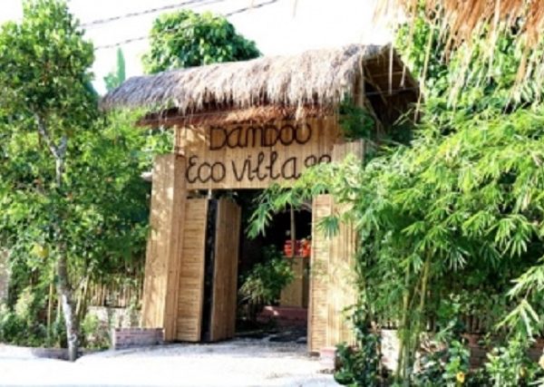 mẫu bảng hiệu tre