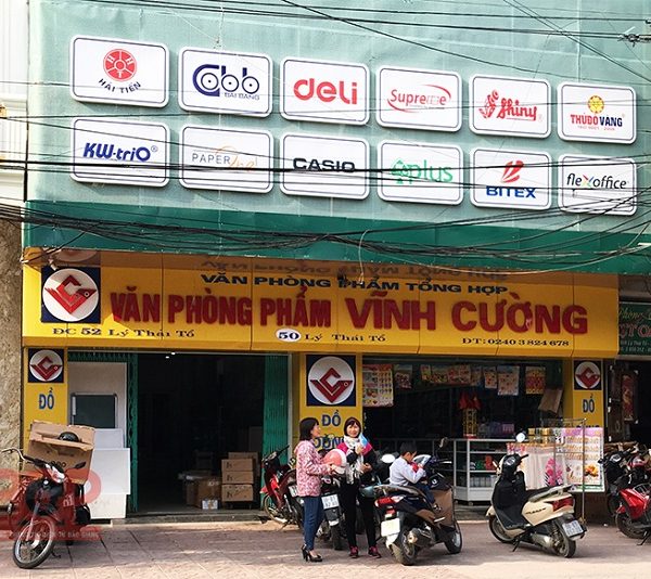 25+ Mẫu bảng hiệu văn phòng phẩm đẹp, hấp dẫn nhất mẫu biển hiệu văn phòng phẩm