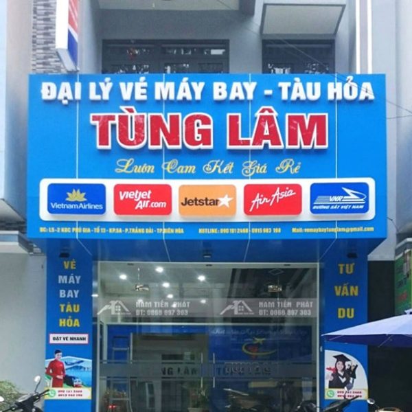 25+ Mẫu Bảng Hiệu Phòng Bán Vé Máy Bay Chuyên Nghiệp mẫu biển bán vé máy bay đẹp