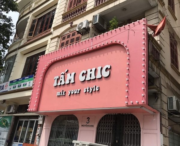 30+ bảng hiệu màu Hồng dễ thương dành cho phái nữ biển quảng cáo màu hồng