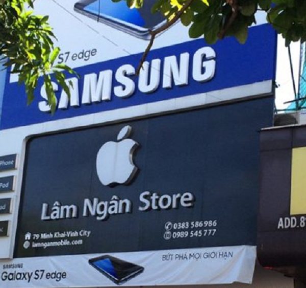 Biển quảng cáo điện thoại Mica