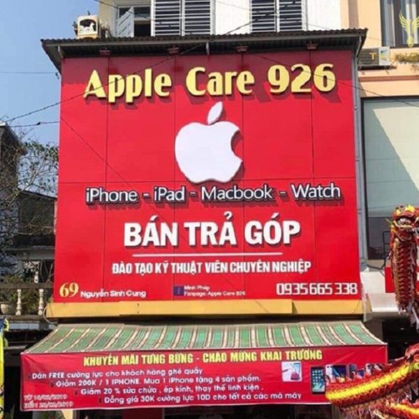 biển quảng cáo phụ kiện điện thoại đẹp