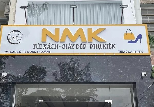 mẫu biển quảng cáo shop giày