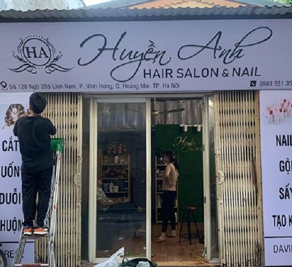 30+ Mẫu Biển Quảng Cáo Tóc và Móng Đẹp, Hot Nhất biển quảng cáo tóc và móng bằng bạt Hiflex
