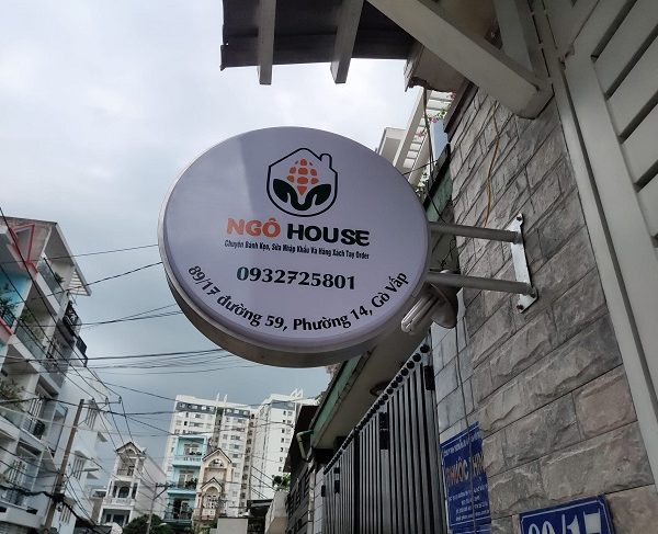 mẫu bảng hiệu tròn