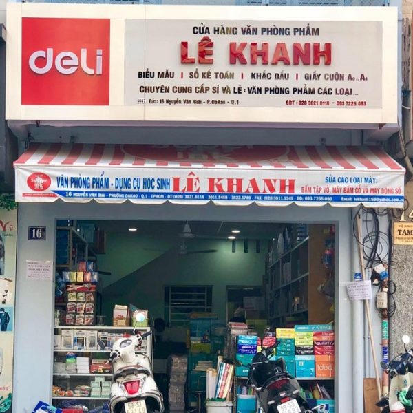 25+ Mẫu bảng hiệu văn phòng phẩm đẹp, hấp dẫn nhất Mẫu biển quảng cáo văn phòng phẩm