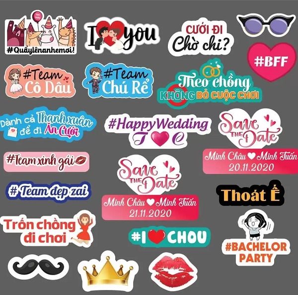 50+ Mẫu bảng Hashtag cầm tay chụp hình đẹp, ấn tượng thiết kế hashtag cầm tay đẹp