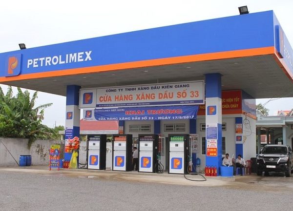 tấm ốp nhôm Aluminium làm bảng hiệu petrolimex