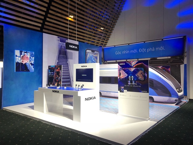 thi-cong-booth-quang-cao-01 Lưu ý khi thiết kế booth bán hàng