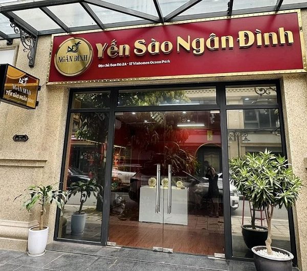 thiết kế biển hiệu yến sào